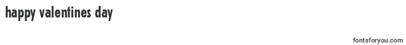 ErbarLtBoldCondensed-Schriftart – Schriften zum Valentinstag